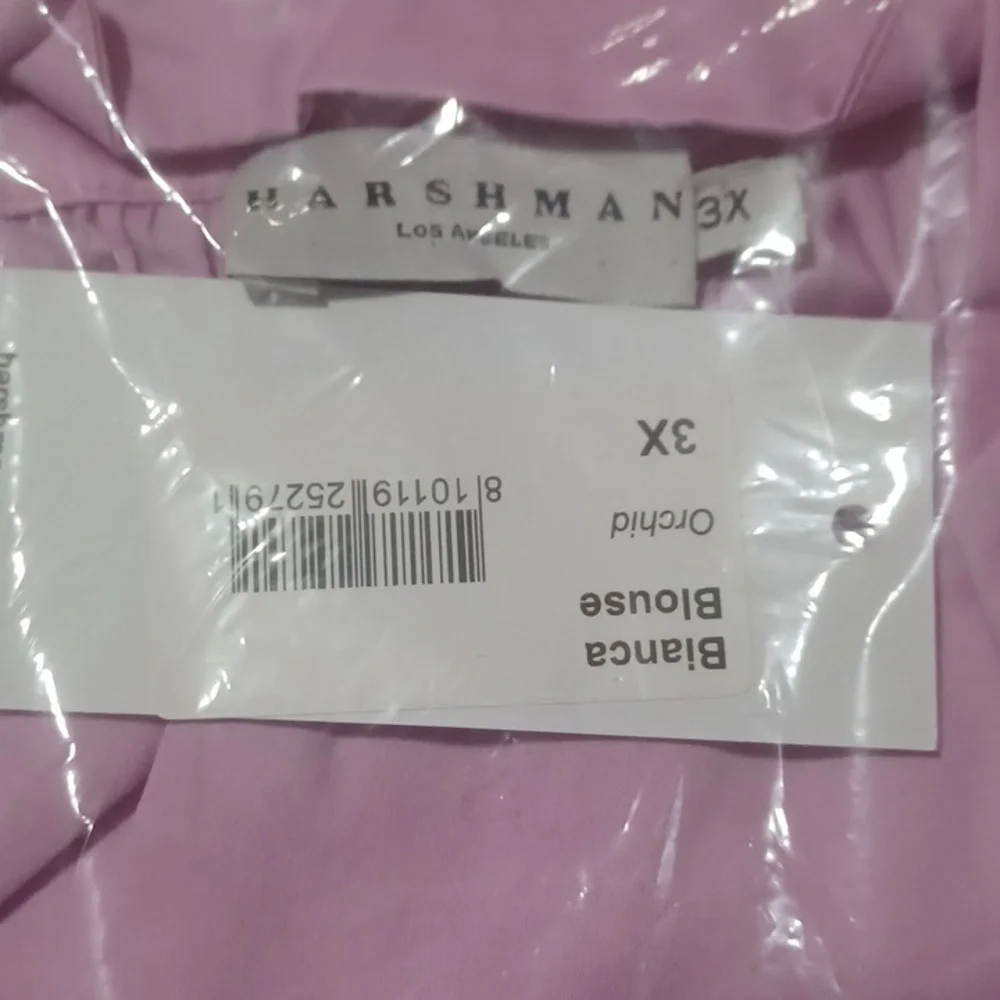 ✨✨HOST PICK✨✨ NWT Harshman Bianca Blouse in Orchid Size 3X - Picture 7 of 10